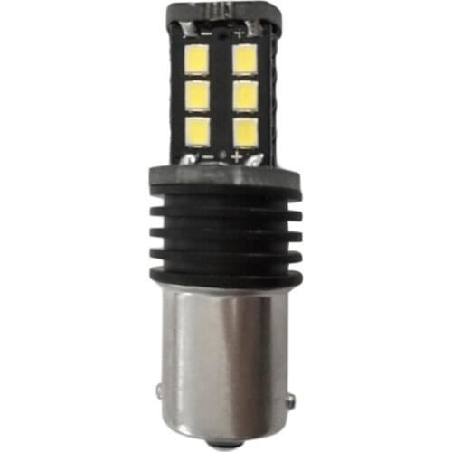 1 Pcs White/Yellow/Red Low Power Consumption Long lasting Auto Car Lamp Daytime Running Turn Signal Reverse LED Light 8W Light