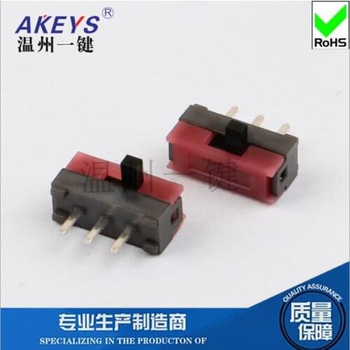 10PCS MSK-05 MINI slide switch 2 Position 5 pin vertical double row SMD SMT mini toggle switches micro slide switches