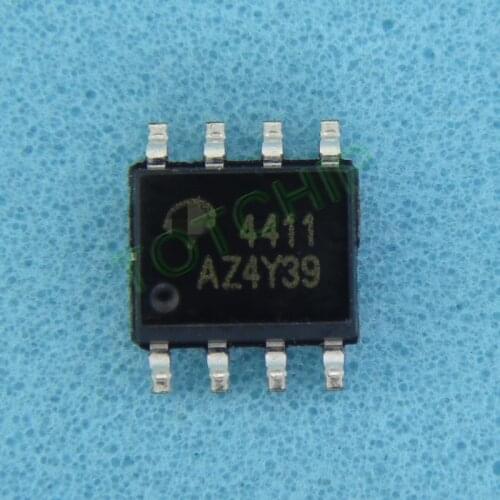 10pcs AO4411 SOP8 MOSFET P-Channel 30V 8A 32mOhm