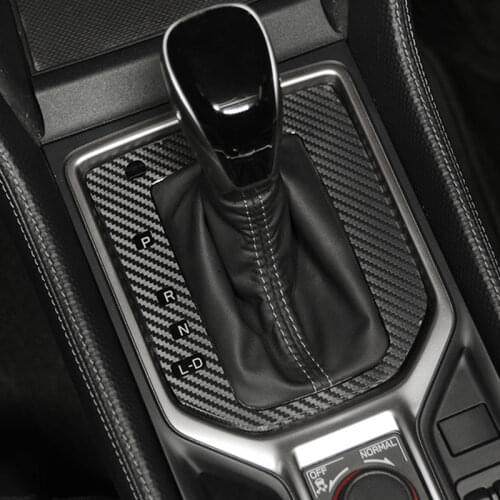 Car Lift Window Button Panel Protective Film Gear Panel Sticker Inner Door Handle Decals For Subaru Forester 2019-21 Accessories