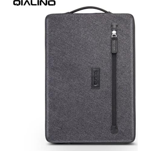 QIALINO Waterproof Polyester sleeve Pouch Bags 14 inch For Macbook Air 13 Pro 15 Laptop Bag For Xiaomi Asus Lenovo Notebook Case