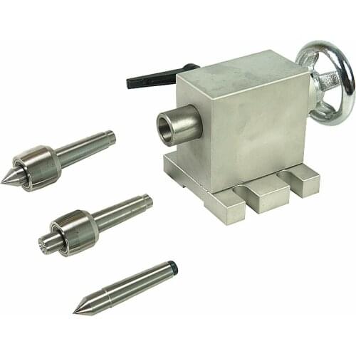 CNC Rotary Axis Tailstock Activity Tailstock MT2 Rotary Axis 4th Axis Lathe Engraving Machine Chuck