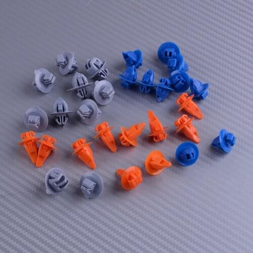 DWCX 30pcs Plastic Front Door Trim Clip Retainer Fastener with Sealers Kit fit for Toyota 4Runner FJ Cruiser Highlander RAV4