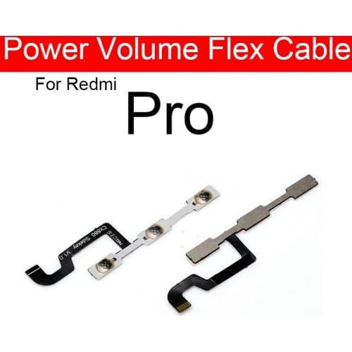 Audio Control Down Up Volume Flex Cable For Xiaomi Redmi Pro Switch On/off Power Control Flex Cable Replacement Repair Parts