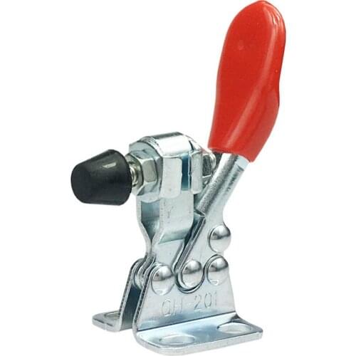 2pcs Horizontal Toggle Clamp GH-201A Woodworking Fix Clip Tool Woodworking Quick Press Clamp Press Universal Fixture Hand Tools