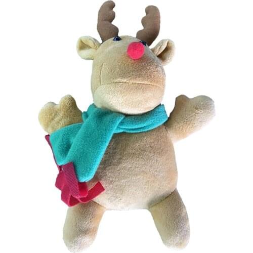 Dog Toy Santa Snowman Elk Shape Interactive Dog Chew Toy Pet Toy for Christmas