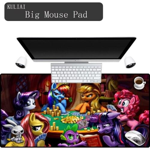 XGZ Lovely My Little Pony Cute Mouse Pad Anime Office Decoration Desk Mat Xl Gaming Mouse Pad Pc Player Comics Pink Computer