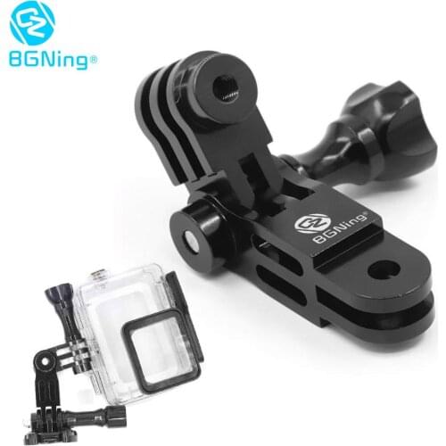 BGNing Mount Bracket Extension Solid Durable Three Way Detachable Aluminum Pivot Arm Easy Install for Gopro Max 8 Action Camera