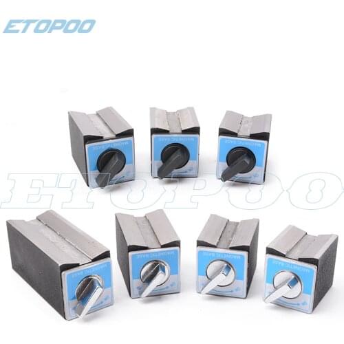 6T 8T 10T 12T V 7K type Magnetic Base Dial Indicator Stand Base Magnet Seat Table Wire Cutting With Switch Magnetic Table Base