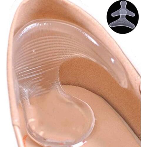 Fashion T-Shape Silicone Gel High Heel Grip Shoe Insole Pad Foot Protector stickers Cushion