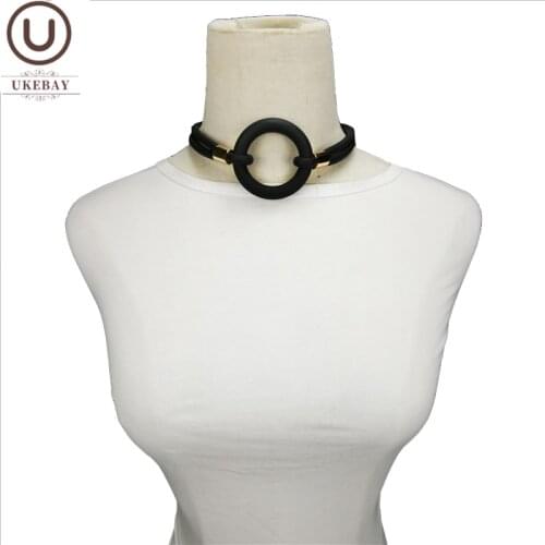 UKEBAY New Choker Necklaces Women Fashion Handmade Short Necklace Adjustable Chain Steampunk Jewelry Party Accessories Wholesale