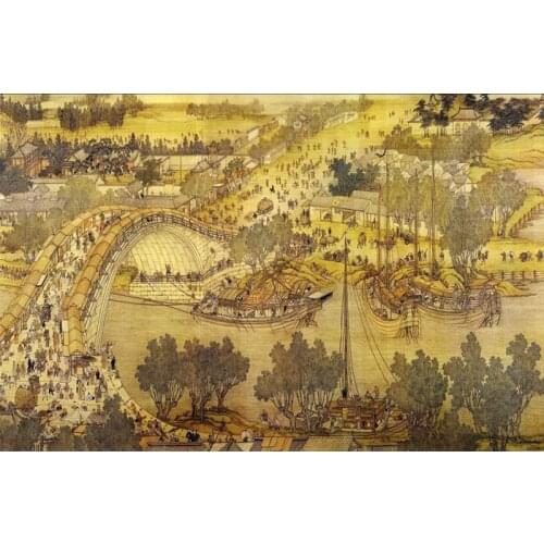 1000pcs Wooden Ancient Chinese City Scenery Puzzle landscape painting puzzle 1000 pieces Adult collect Home decoration