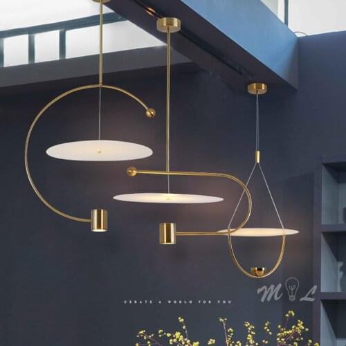 Nordic Hanging Lamp Line Light Industrial Lamp Aluminum Pendant Lights for Living Room Bedroom Loft Suspension Lighting Fixtures