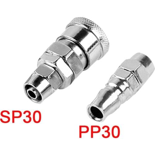 PP30 SP30 PT Work On Air Compressor Pneumatic Fitting C Type Quick Connector High Pressure Coupling