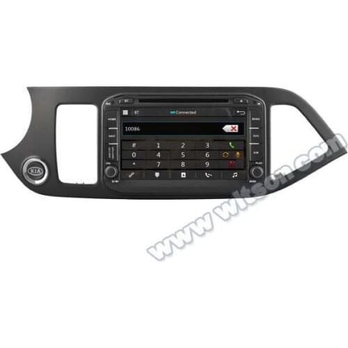 8" Special Car DVD for Kia Morning/Picanto 2011 2012 2013 2014 2015 2016 2017 with Tire Pressure Monitoring System Support