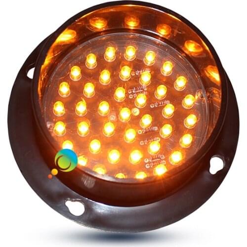 DC24V mini 88mm LED traffic light replacement yellow traffic signal for sale