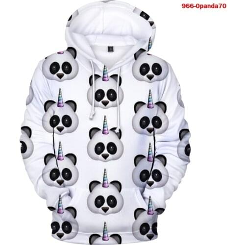 New 3D Hoodies Lovely Panda Men Boys Hoodie Harajuku Casual Sweatshirt Women Oversized Women Girls Hooded Animal Panda Coat