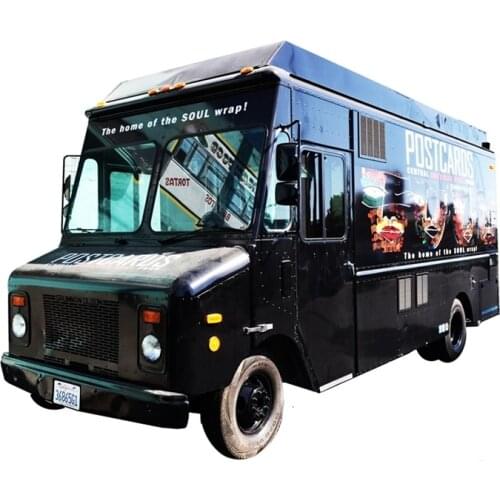 High Quality Street Fast Food Truck Trailer Mobile Kitchen Breakfast Snack Ice Cream Food Cart for Sale