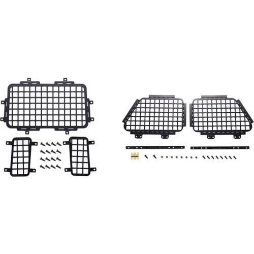 Stereoscopic Rear Window Mesh Protective Net With Window Protective Net Window Guard,For MN D90 D99S MN99S 1/12 RC Car