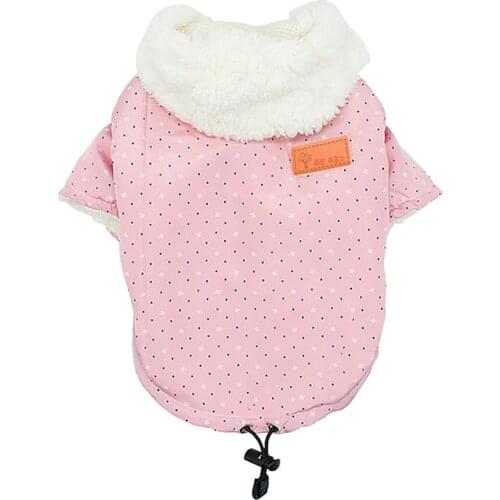 Winter Dog Coat Jacket Warm Padded Hooded for Dog Puppy Pet Clothing for Small Medium Dogs Yorkie French Bulldog Clothes