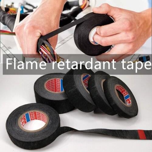 5Types Black Transformer Electric Wire Insulation Self Adhesive Tape Flame Retardant Plastic Electrical PVC Waterproof Duct