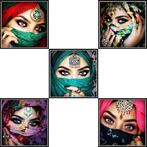 New DIY 5D diamond painting full diamond cross stitch beauty diamond embroidery round diamond handmade home decoration gift