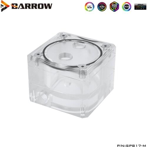 Barrow ITX PC Case Liquid Cooling Build Mini Reservoir ,Pump Expansion kit,Acrylic Material ,5V 3PIN Light System ,SPB17-M