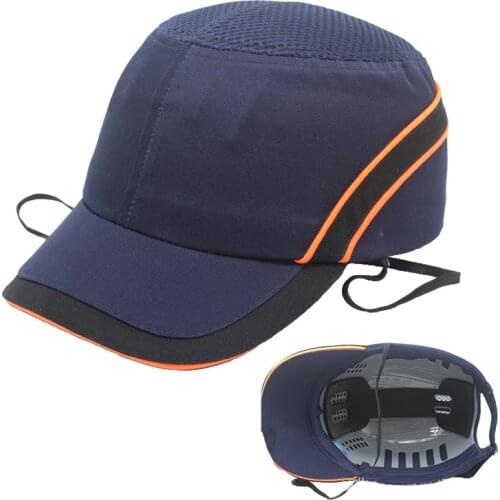 New Bump Safe Cap Baseball Hat Style Protective Hi-Viz Anti-collision Hard Hat Helmet Head Protection Work Safety Repairing