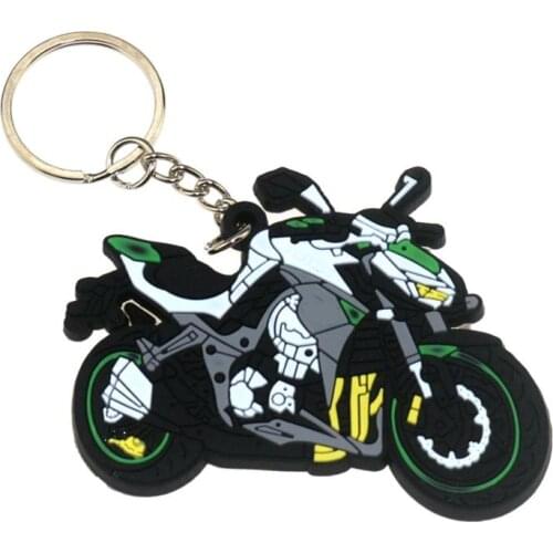 Motorcycle Model Keychain Keyring Key Chain Key Ring Holder For KAWASAKI Z1000 Z1000R Locomotive model