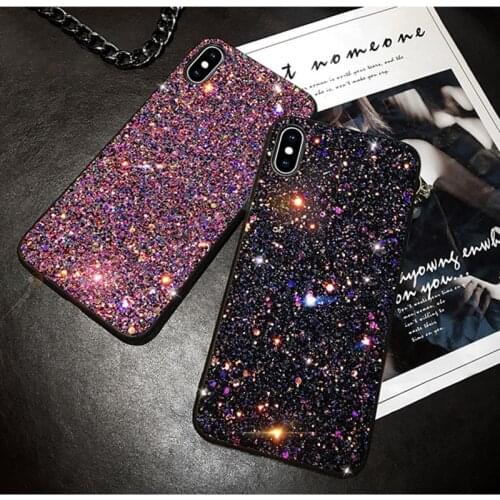 Luxury Glitter Sequins Shining Case for Samsung galaxy S20 Ultra S9 Plus Cover for Samsung S10 Plus A51 A50 note 10 phone Cases