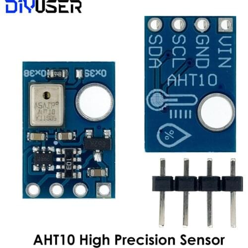 AHT10 High Precision Digital Temperature and Humidity Sensor Measurement Module I2C Communication Replace DHT11 SHT20 AM2302