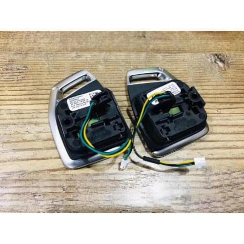 For Audi S4 S5 C8 A7 A8 Hollow Gear Shift Paddles German Original New RS6 metal hollow full chrome shift paddles