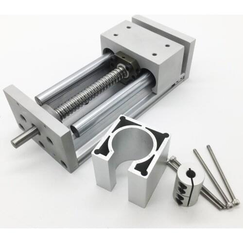 Electric Linear Guide Module Linear Stage SFU1605 C7 Cross Ball Screw SBR Guide Platform Sliding Table 100MM-50MM Stroke