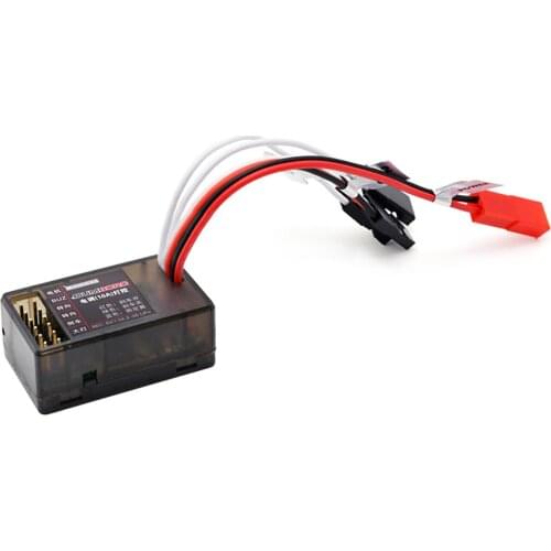 DumboRC 10A Brushed ESC Electric Speed Controller w/Brake Integrated Light for RC Model