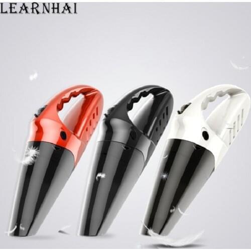 LEARNHAI Portable 3.7V 120W Wet Dry Car Wireless Vacuum Cleaner Home Auto Handheld Dust Catcher Strong Suction Drop Shipping