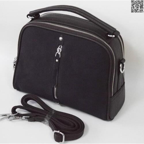 POSSESS BRAND, woman hard suede bag