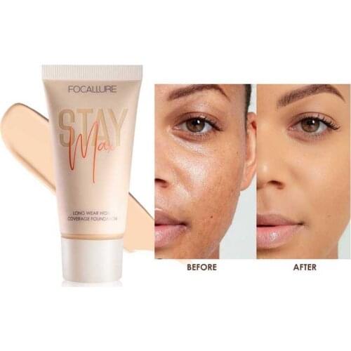 FOCALLURE Matte Blemish Dark Spots Covering Lasting Concealer Liquid Foundation