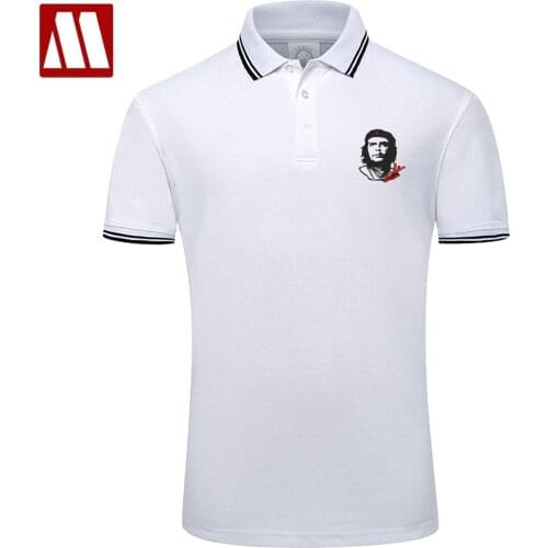 13 Colors Men T Shirt Simple Style Solid Color Che Guevara Embroidery Cotton Short Sleeve Pullovers Casual tshirts Male Tops Tee