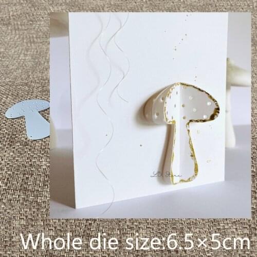 New Design Craft Metal stencil mold Cutting Dies 3D mushroom decoration scrapbook die cuts Album Paper Card Craft Embossing