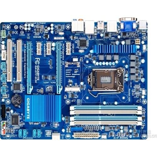 Gigabyte GA-Z77-D3H original motherboard LGA 1155 DDR3 boards 32GB for 22nm cpu USB3.0 Z77 Desktop motherborad Free shipping
