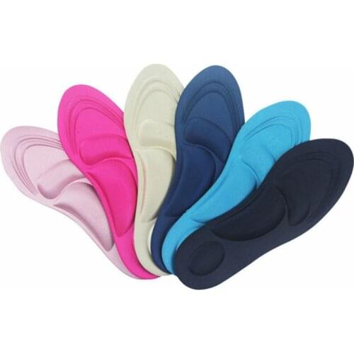 Orthotic Insoles Flat Feet Arch Support Memory Foam Insole Shoe Pad Comfort Black for Men