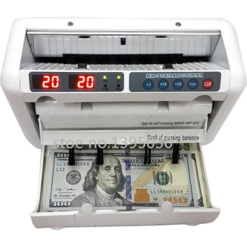 Money counter machine suitable for EURO US DOLLAR Multi-Currency Compatible Bill Cash Money Currency Counter