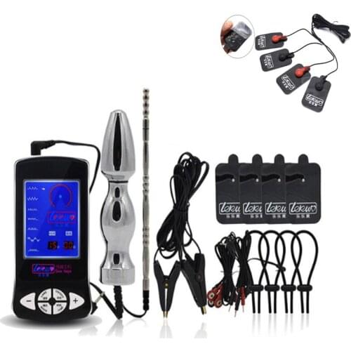 Super Strong Host, Anal Vaginal Plug Urethra Stimulation Rod Cock Ring SM Nipple Clip Massage Pad Male/Female Masturbator SexToy