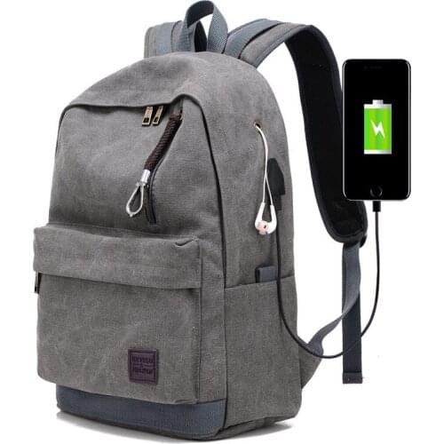 Weysfor Waterproof Laptop Backpack Men USB Charging Travel Backpack Women Oxford Rucksack Male Vintage School Bag Mochila New