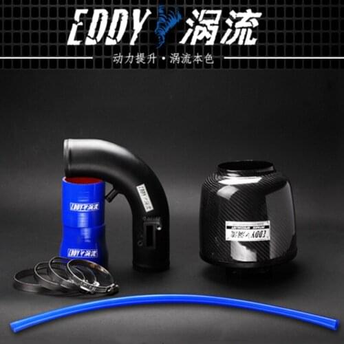 EDDY Intake System Air Intake Pipe & Carbon Fiber Air Filter for NISSAN March 1.3 2011 Car Engine Parts Accessories