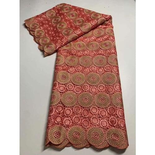 High Quality African Lace Fabric With Stones Colorful French Tulle Lace Guipure Cord Lace Nigerian Lace Fabric For Wedding 5Y