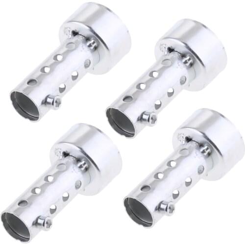 4pcs Universal Exhaust Baffle - 45mm Straight DB Killer - Noise Reducer