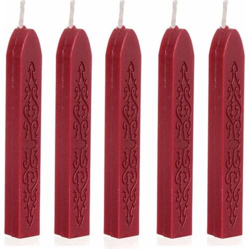 5Pcs DIY Sealing Strips Seal Dedicated Beeswax Stick Branding Paint Stamp Seal Wax Sigillo Envelope Handmade DIY Tools @A
