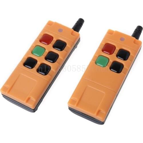AK-G06T Factory Supply High Grade Remote Control 315/433MHZ Wireless Industrial Crane Truck Remote Controller 4/6 Button Keys