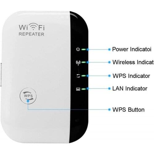 Wireless Repeater Network Repeater Xiaomantou Router Repeater 300M Launch Enhancement AP Non-category Five Shielded Cable Black